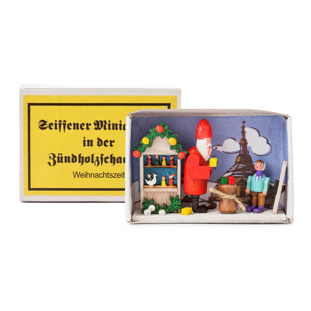 Decorative Matchbox · Santa Encounter