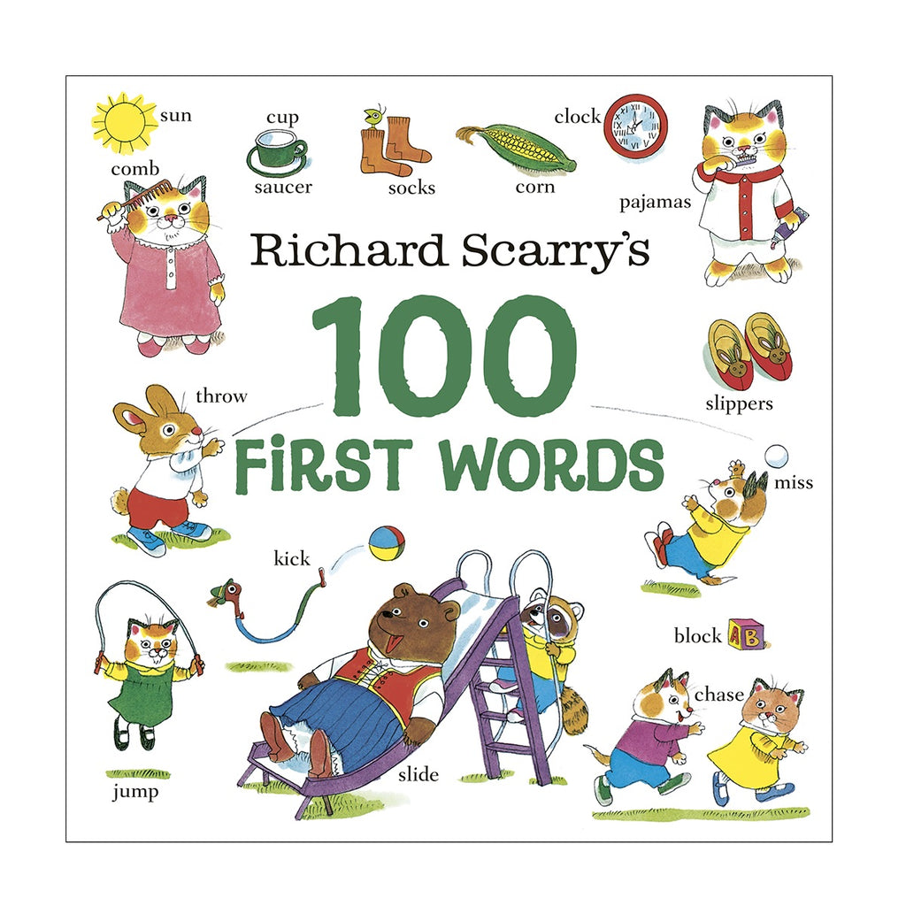 Richard Scarry's 100 First Words Board Book