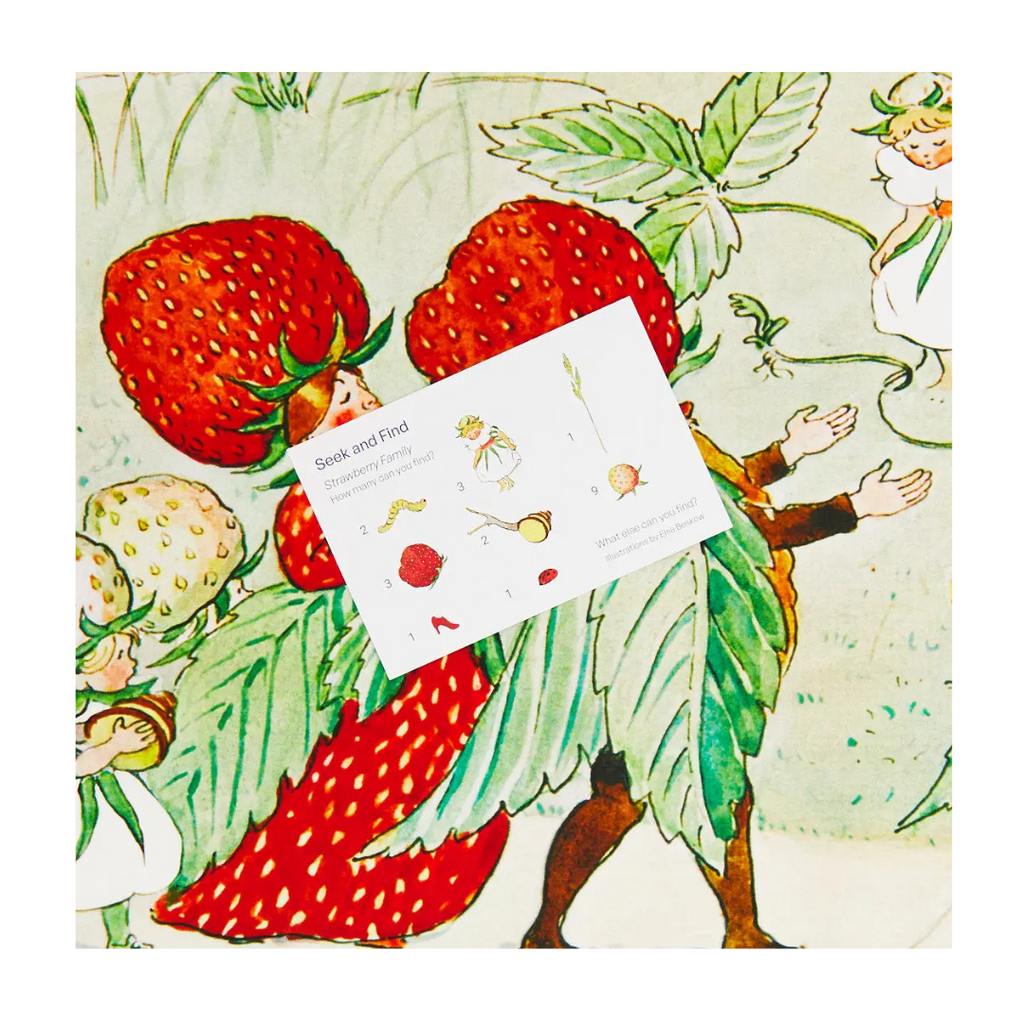 Sarah's Silks Seek & Find Play Silk · Elsa Beskow's Strawberry Family