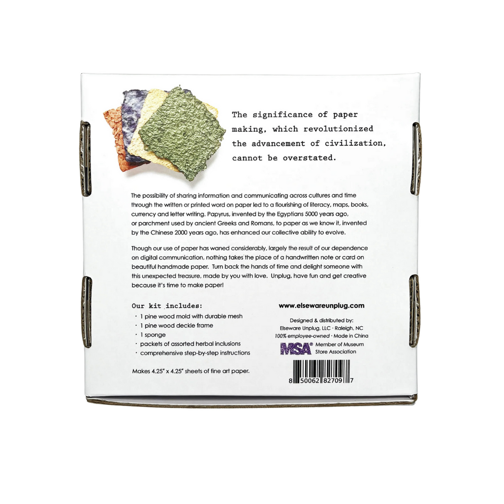 Elsewhere Unplug Paper Making Kit