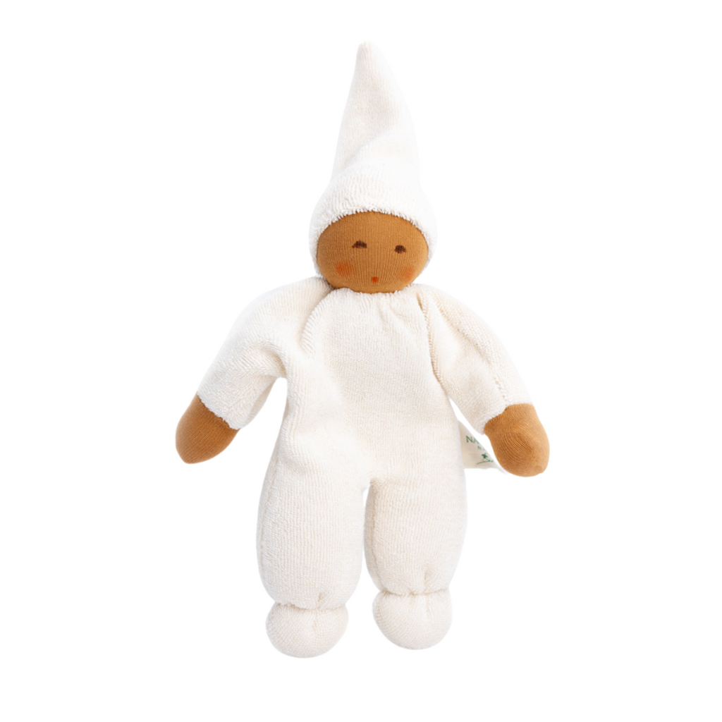 Nanchen Natur Organic Brown Baby Doll · White