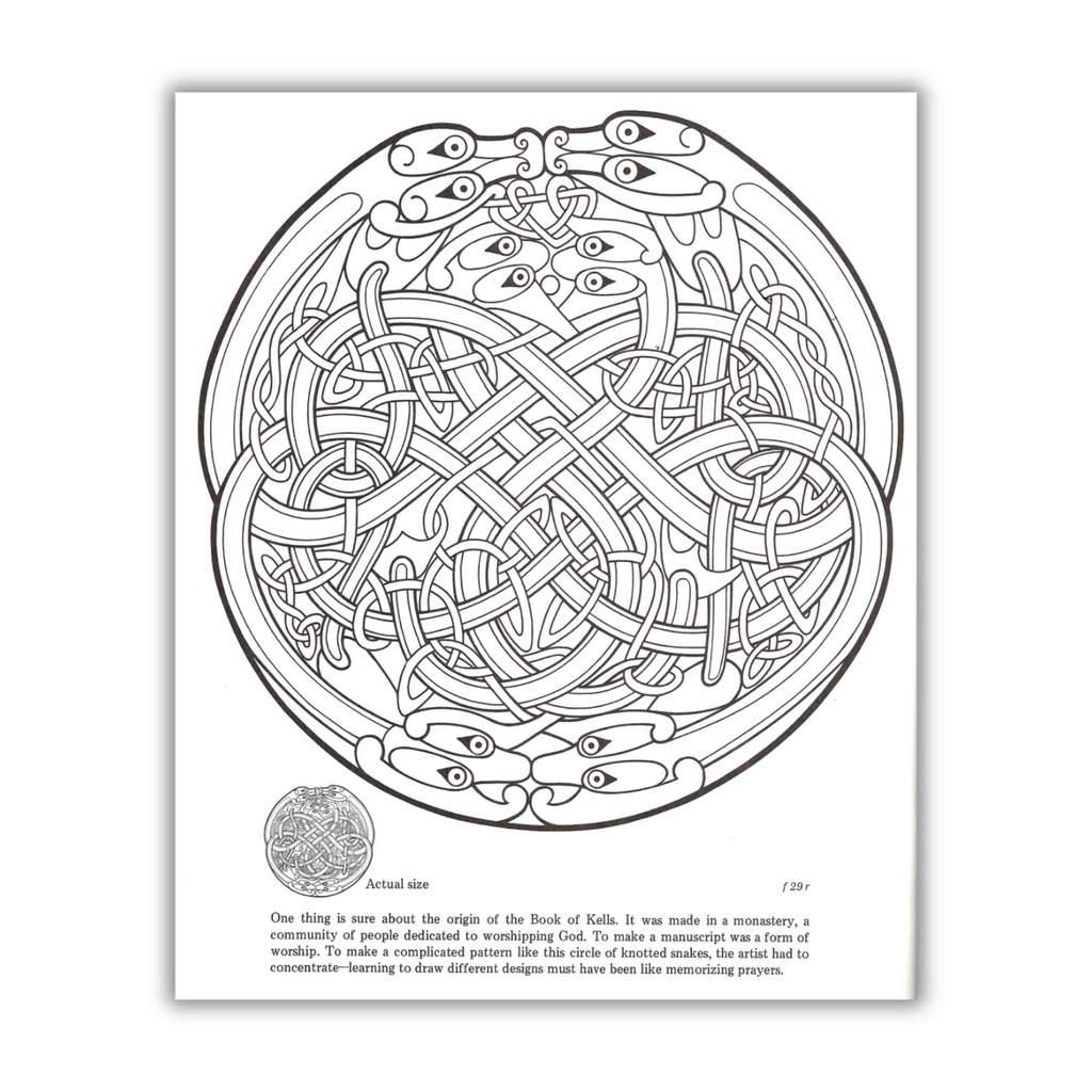 A Coloring Book of Ancient Ireland · Vintage Edition