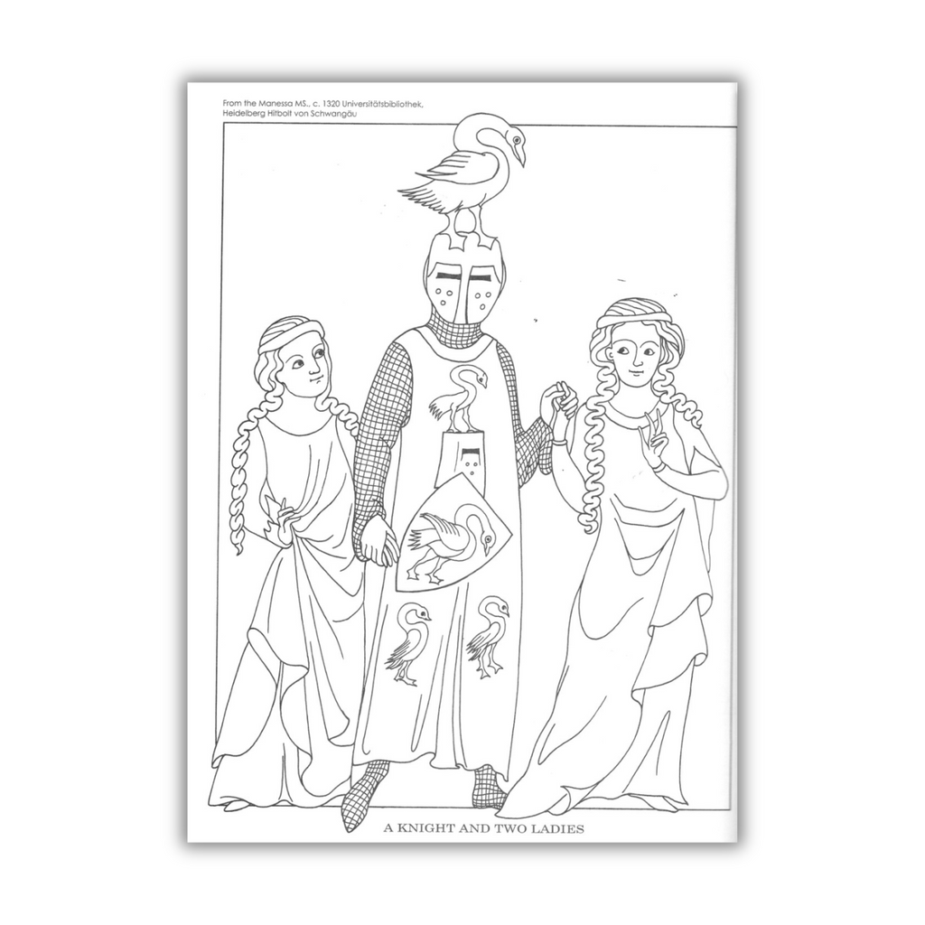 A Coloring Book of the Middle Ages · Vintage Edition