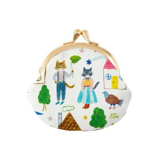 Aiko Fukawa Coin Purse · Cat Village in Multiple Sizes