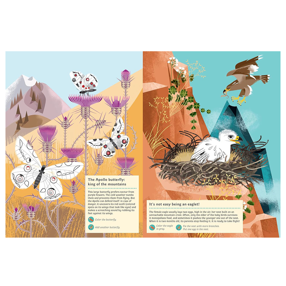 My Nature Sticker Activity Book · Animals of the Mountains