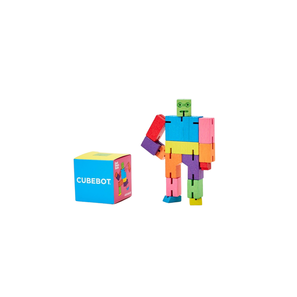 Areaware Multicolored Micro Cubebot