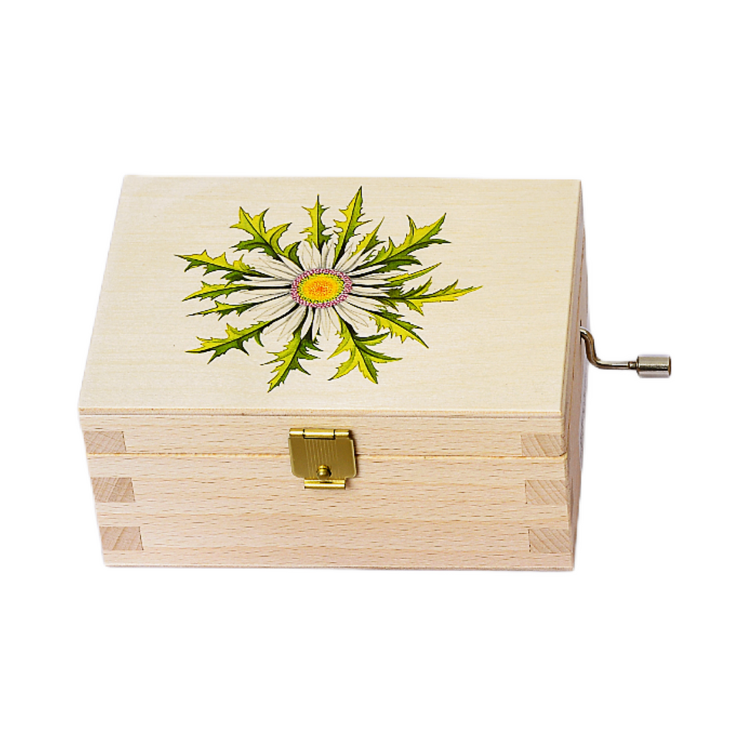 Atelier Fischer Musical Jewelry Box · Thistle Flower