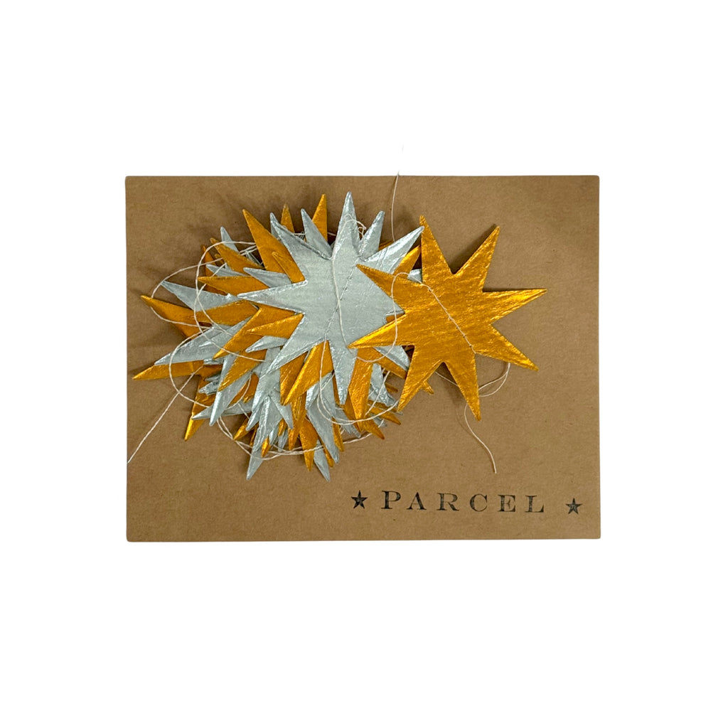 Parcel Metallic Starburst Garland