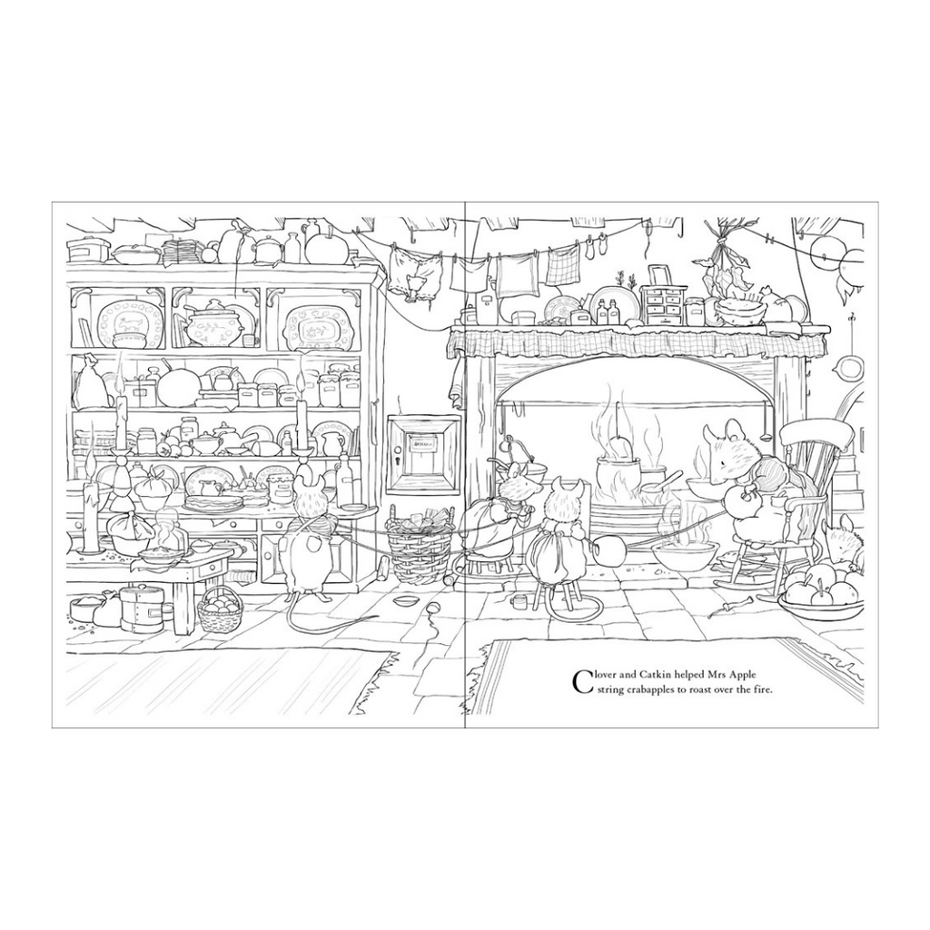 The Brambly Hedge Festive Coloring Book