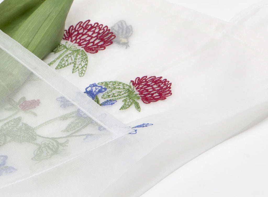 Brigitte Tanaka Embroidered Florist Tote Bag