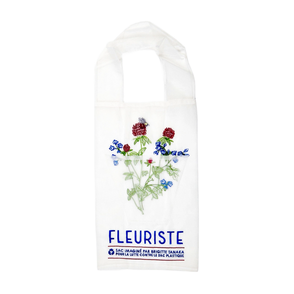 Brigitte Tanaka Embroidered Florist Tote Bag