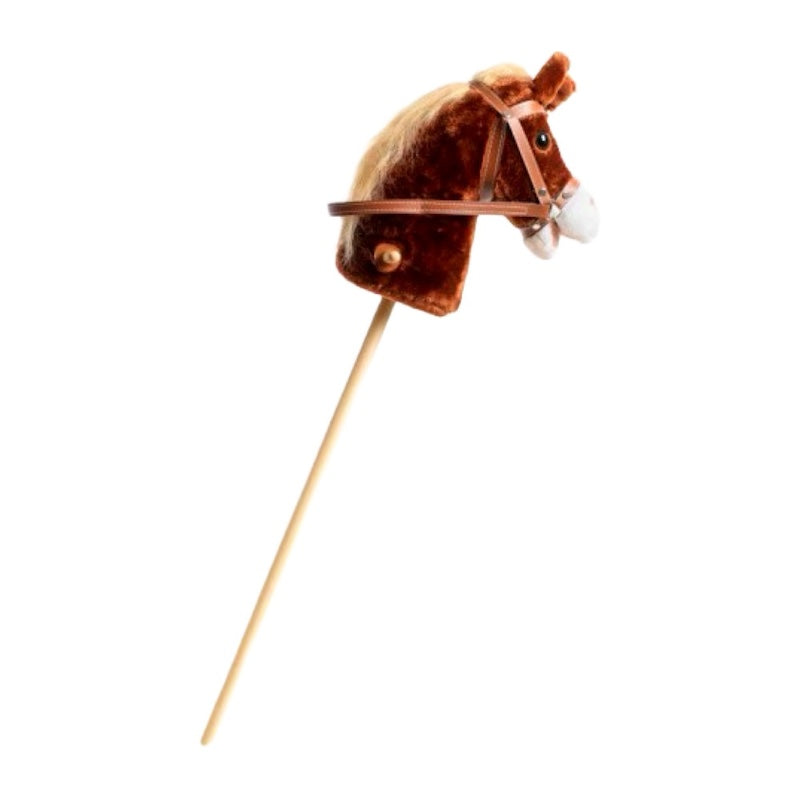 Brown Plush Stick Horse