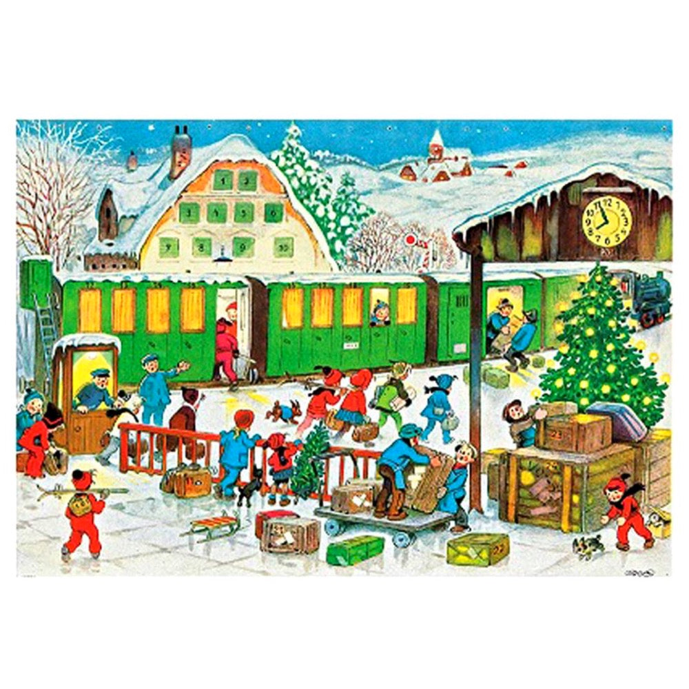 Advent Calendar · Train to Ski Vacation