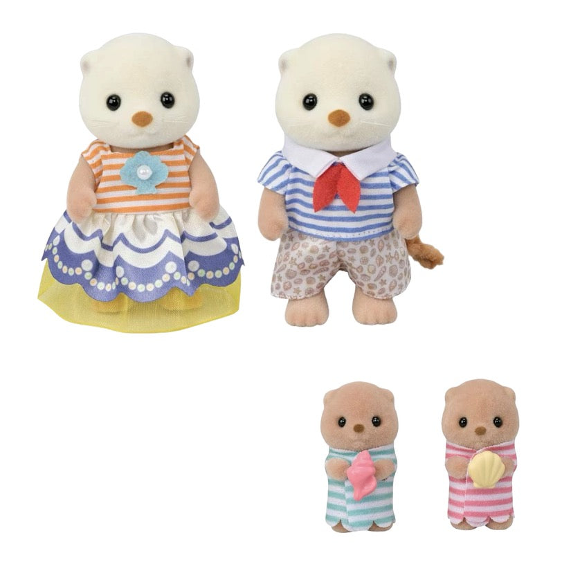 Sylvanian Families · Sea Otter Family with Shells