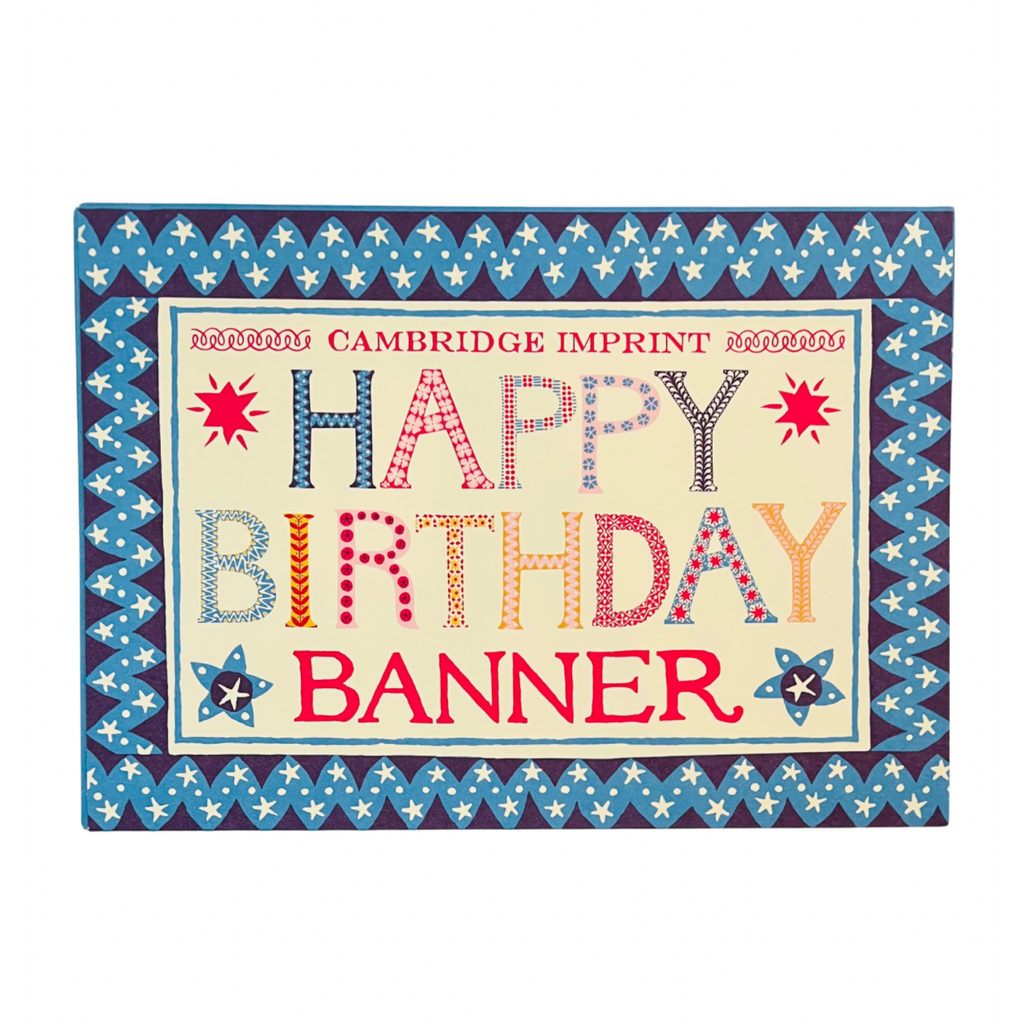 Cambridge Imprint Birthday Banner