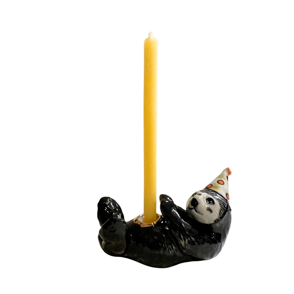 Camp Hollow Candleholder Cake Topper · Otter