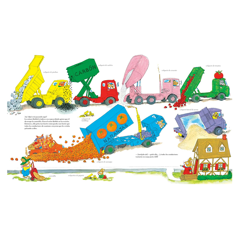 Carros y camiones de Richard Scarry (Richard Scarry's Cars and Trucks and Things that Go Spanish Edition)