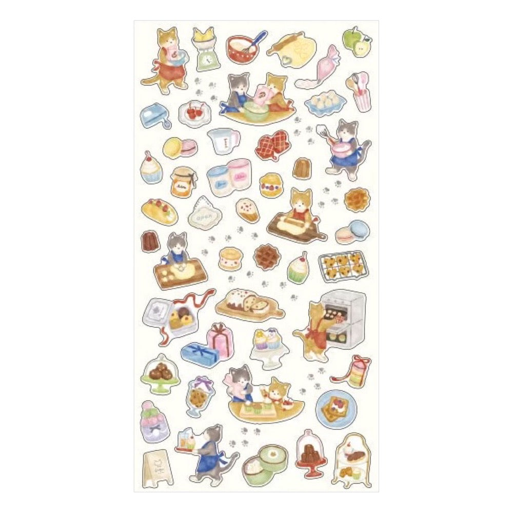 Cat Bakery Stickers