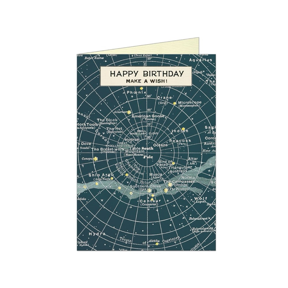 Cavallini & Co. Celestial Happy Birthday Card