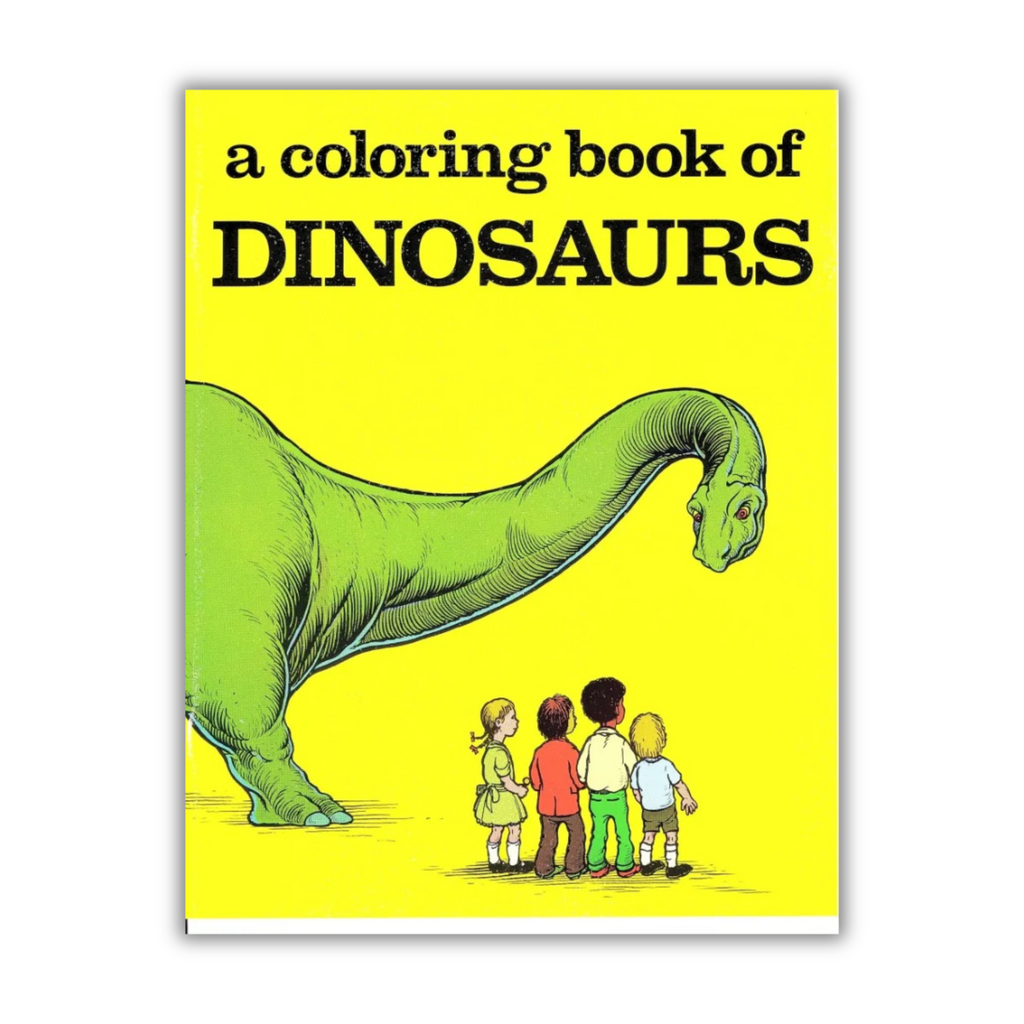 Coloring Book of Dinosaurs · Vintage Edition