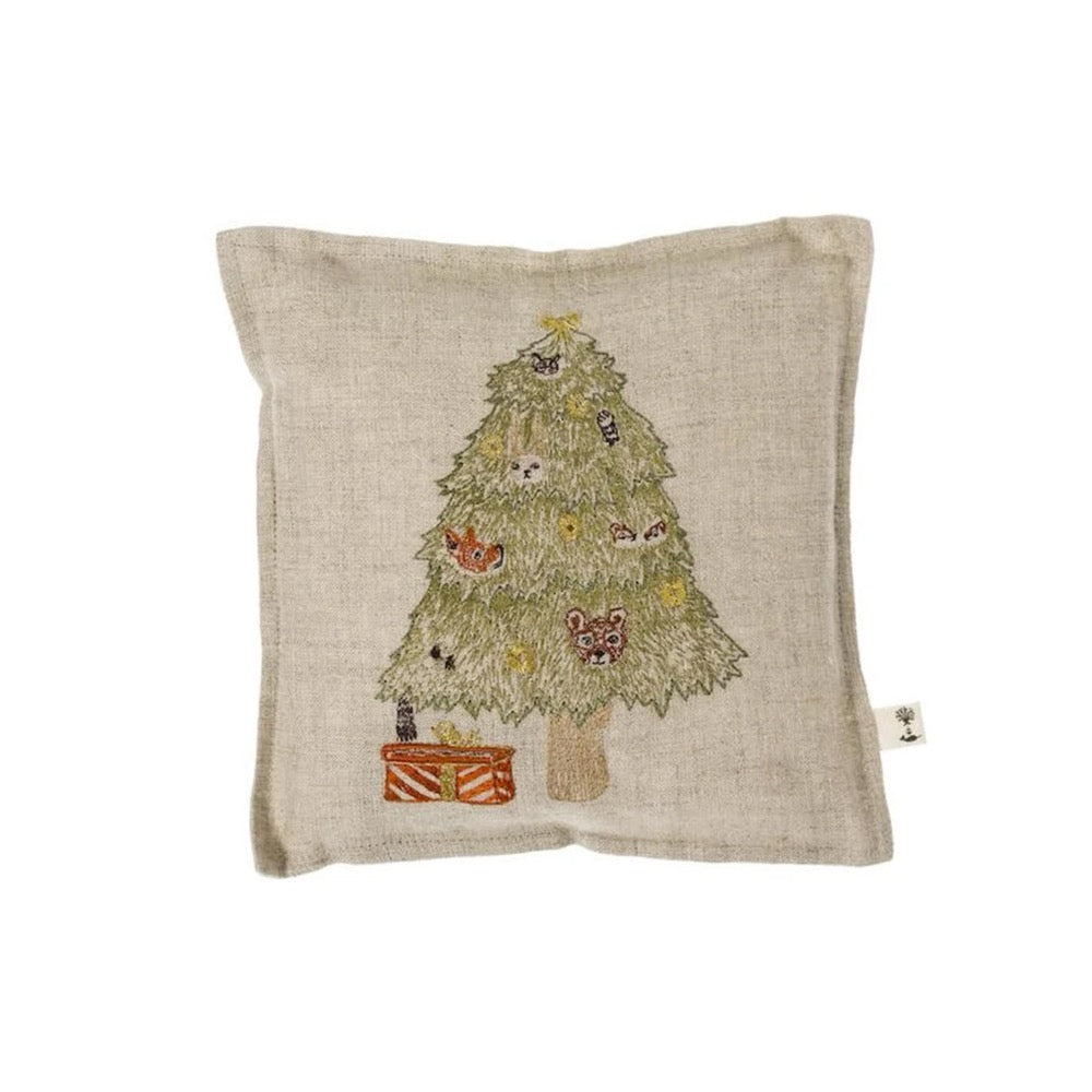 Coral and Tusk Christmas Tree Pillow