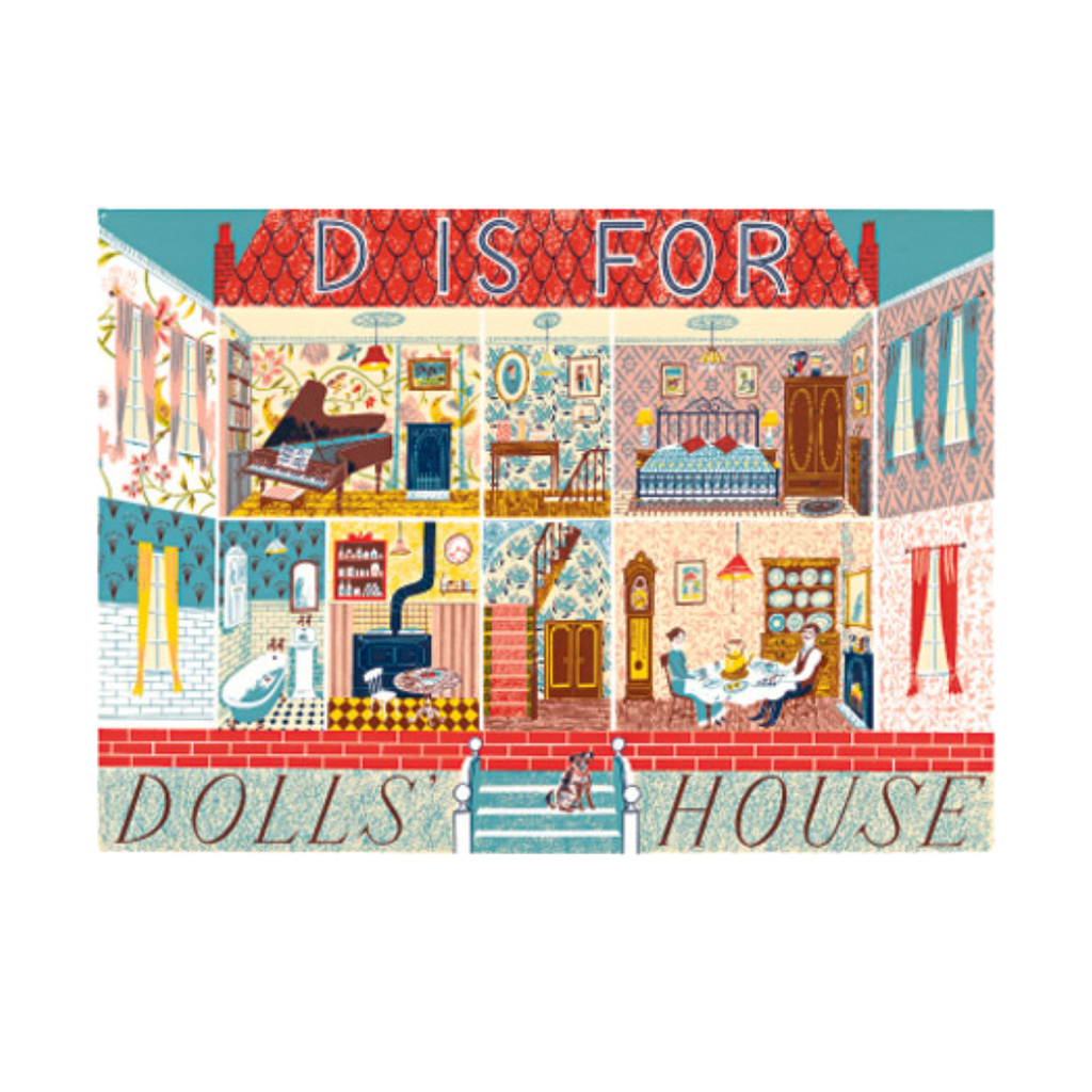 D Is For Doll's House Card by Emily Sutton