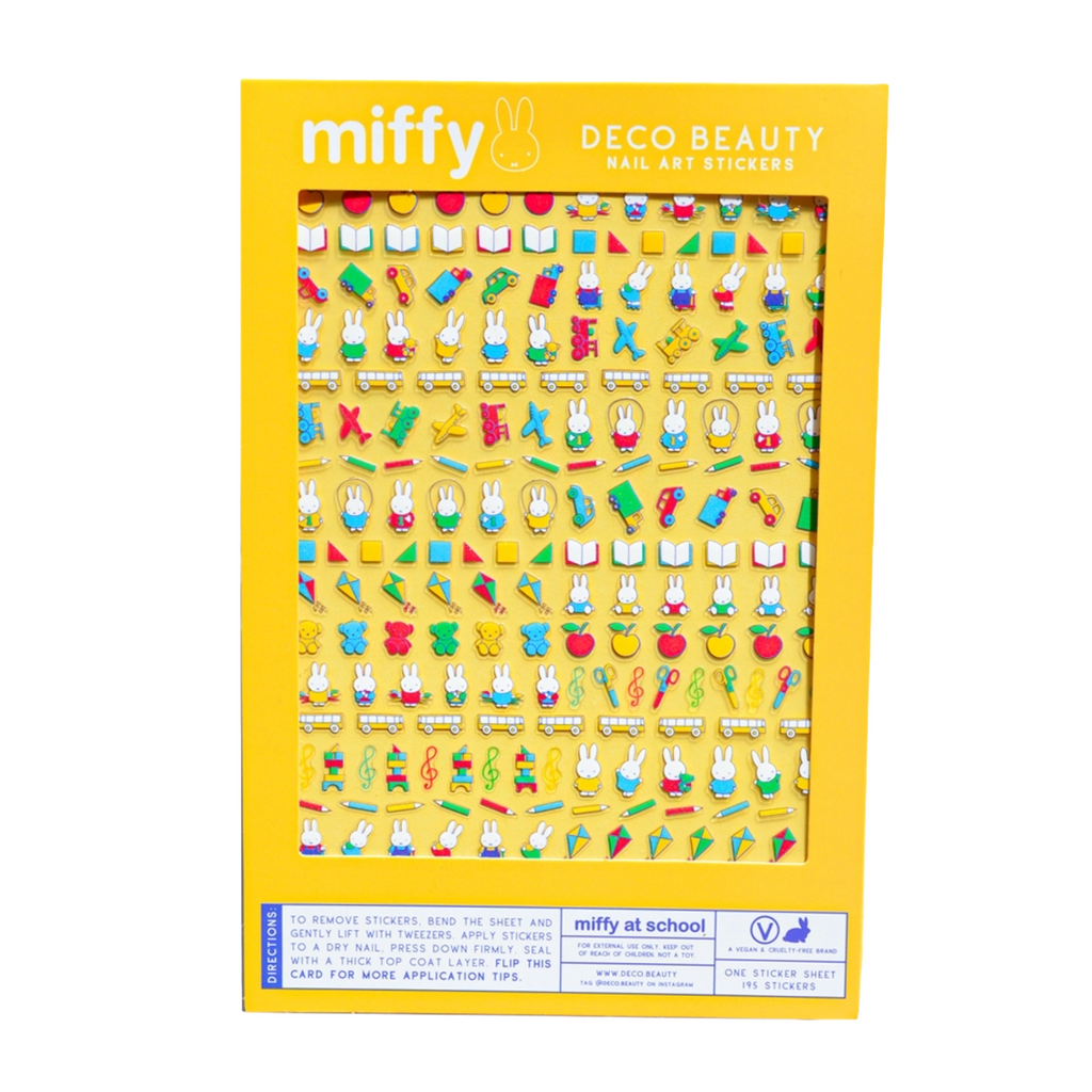Deco Beauty Nail Art Stickers · Miffy At School