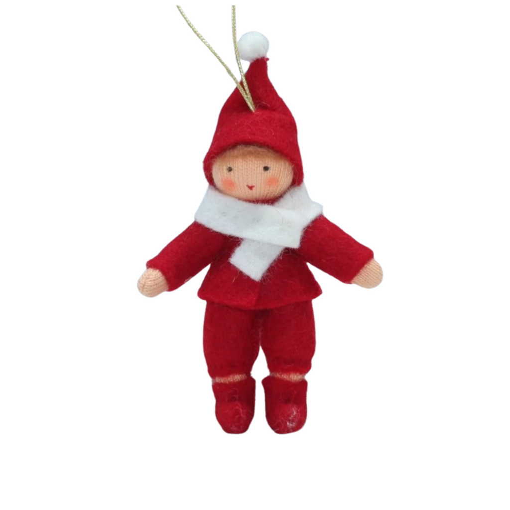 Santa's Helper Boy Ornament · Fair