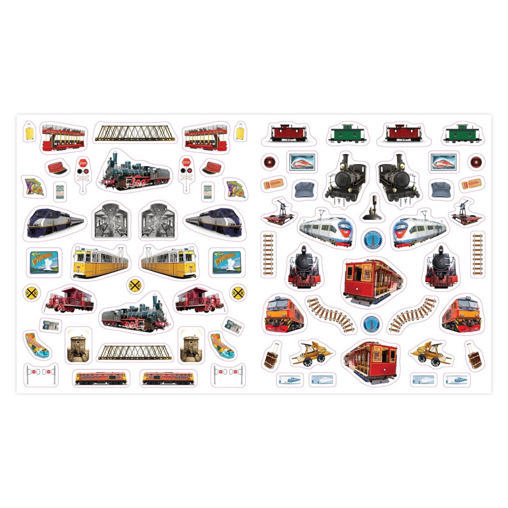 Eyelike Stickers: 400 Reusable Train Stickers
