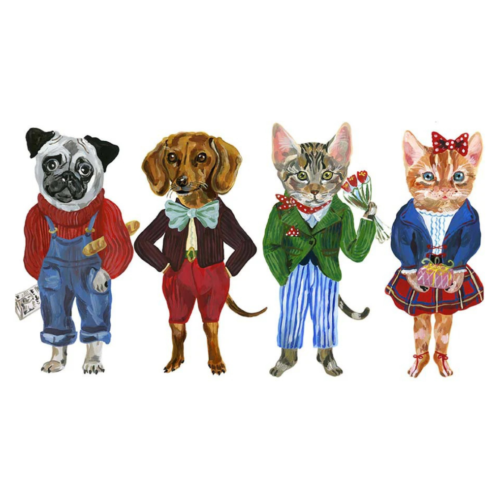 Fancy Fauna · 12 Notecard Set by Nathalie Lété