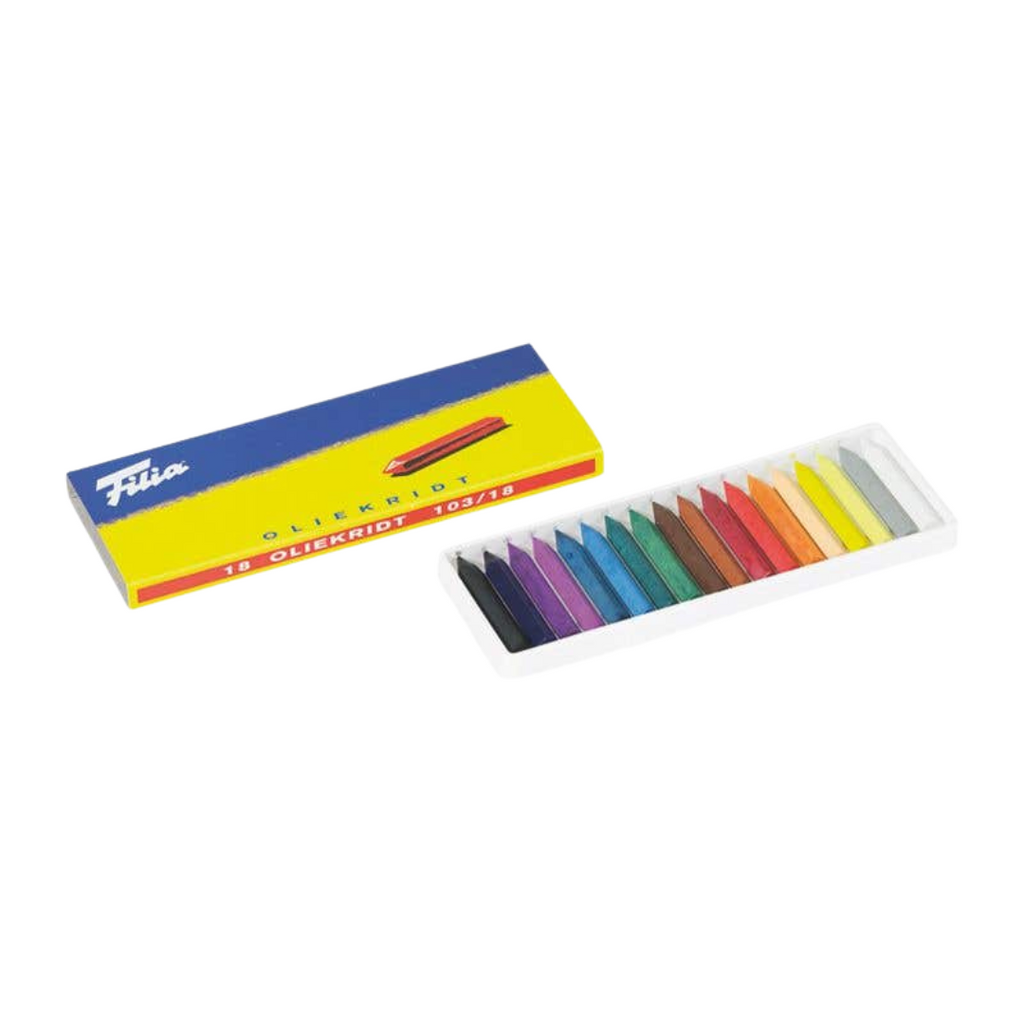 Filia 18 Piece Oil Crayons