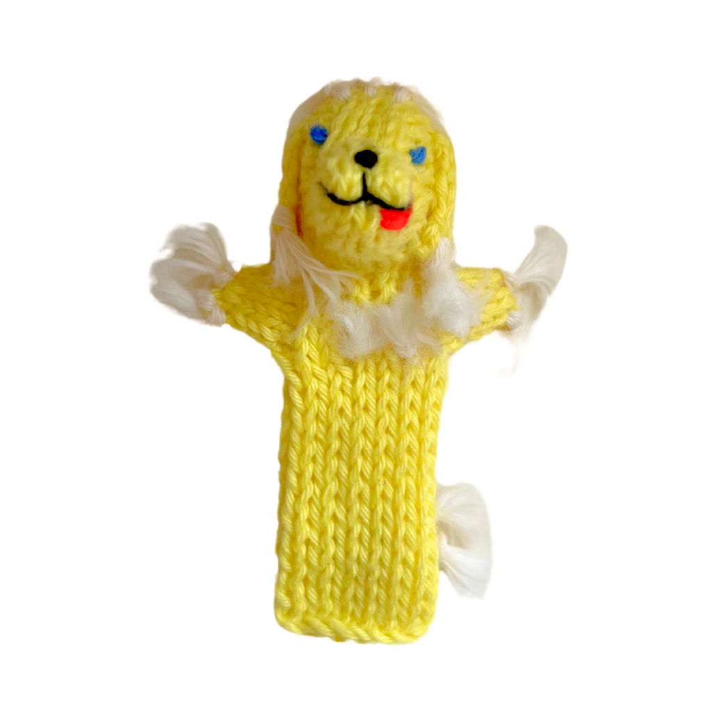 Finger Puppet · Yellow Poodle