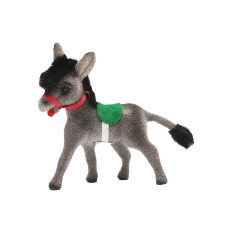 Flocked Felt Donkey