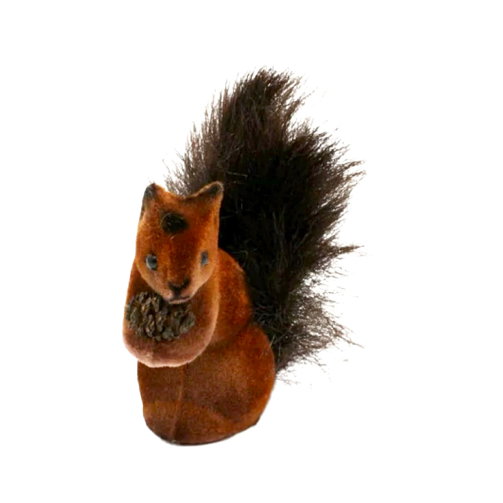 Flocked Felt Squirrel