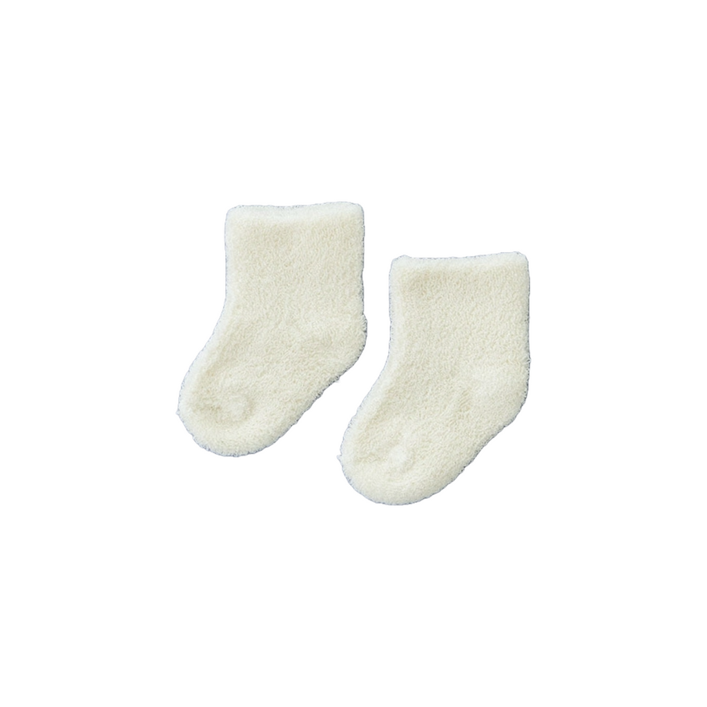 Fog Linen Natural Pile Baby Socks