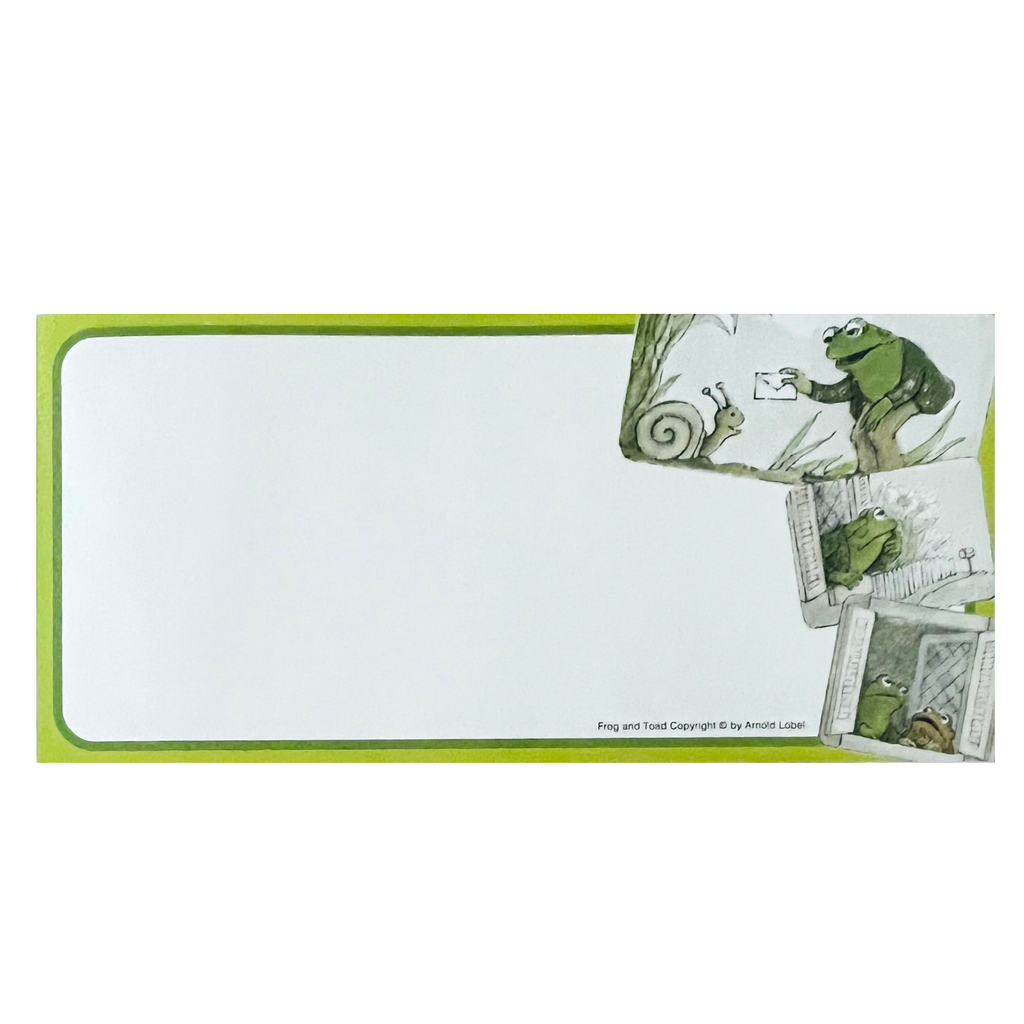 Frog and Toad Notepad