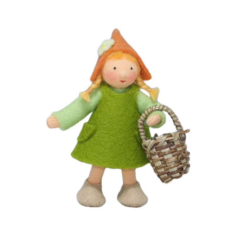 Garden Gnome Girl with Basket · Fair