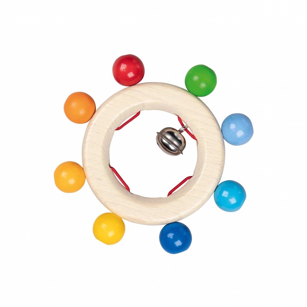 Goki Rainbow Ring Rattle