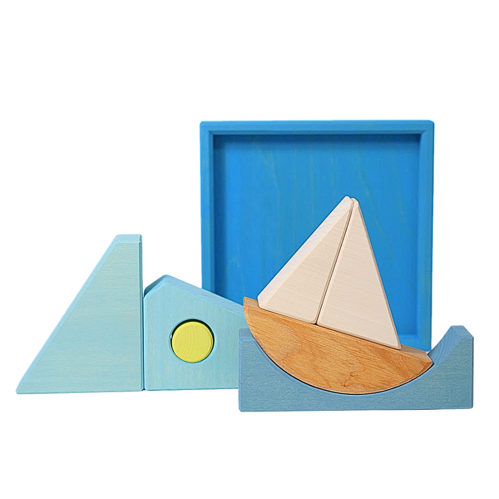 Grimm's Ship Building Block Set