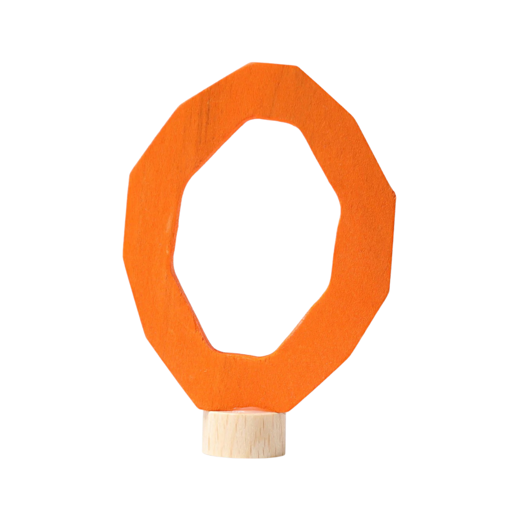 Grimm's Number 0 Figurine · Orange