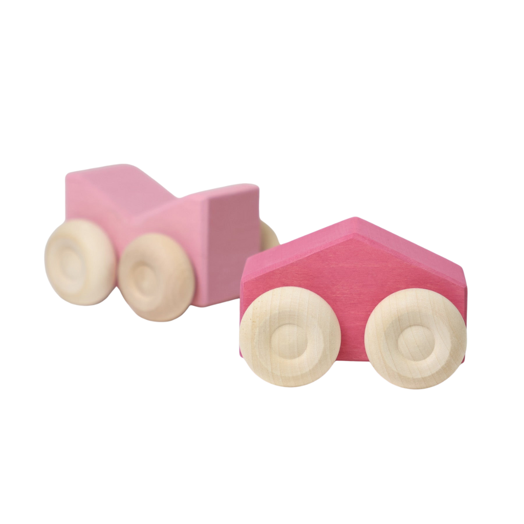 Grimm's Stacking Cars · Pink