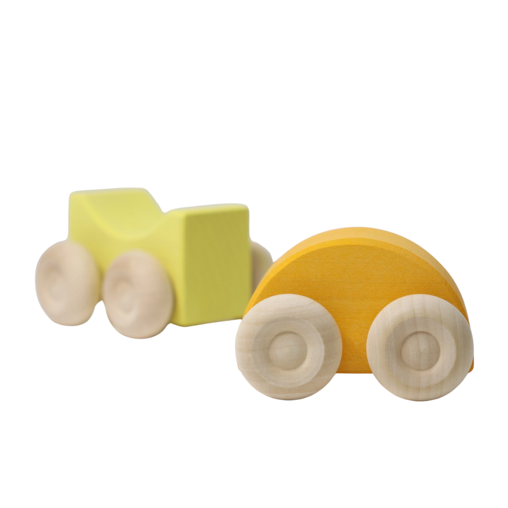 Grimm's Stacking Cars · Yellow