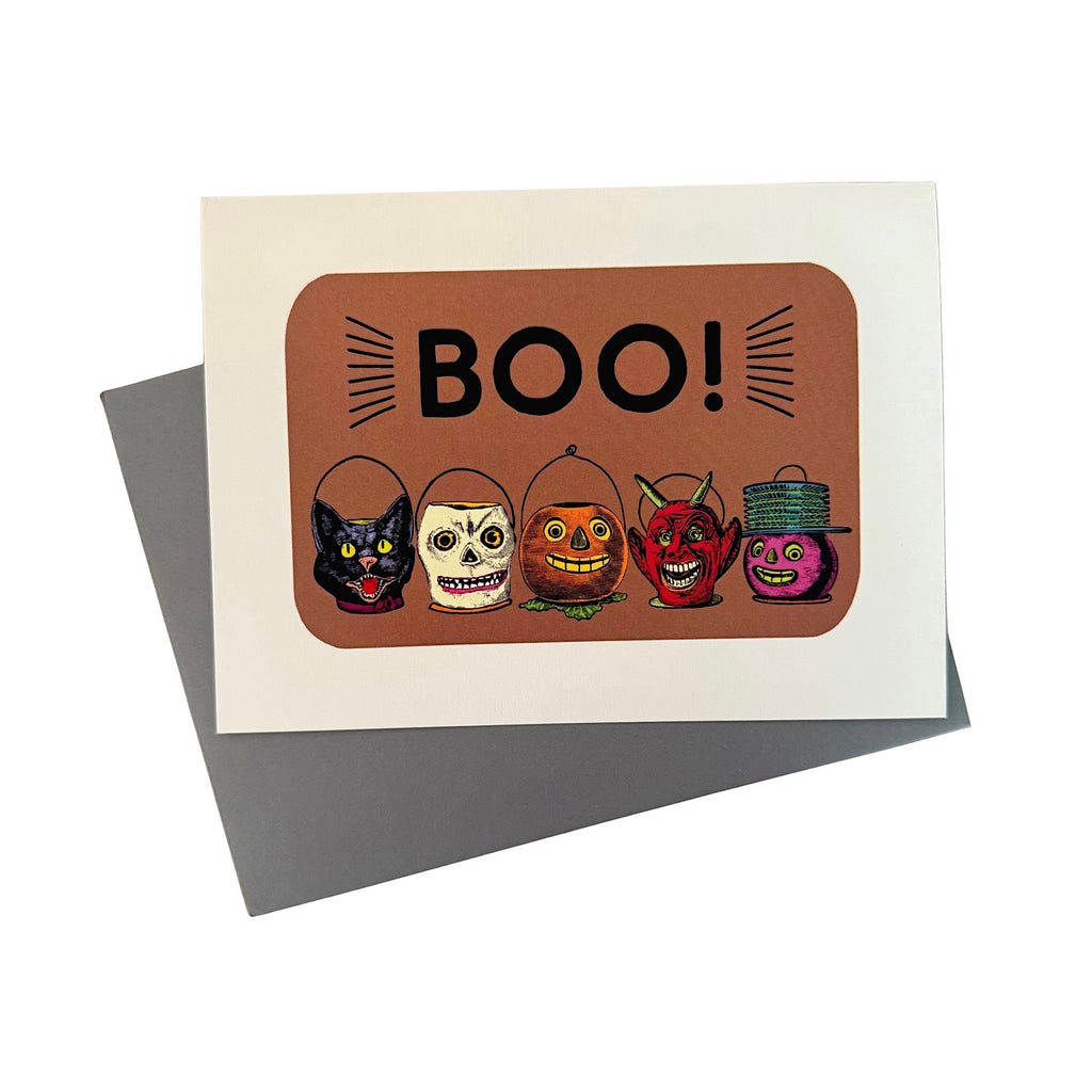 Halloween Candy Bucket Greeting Card