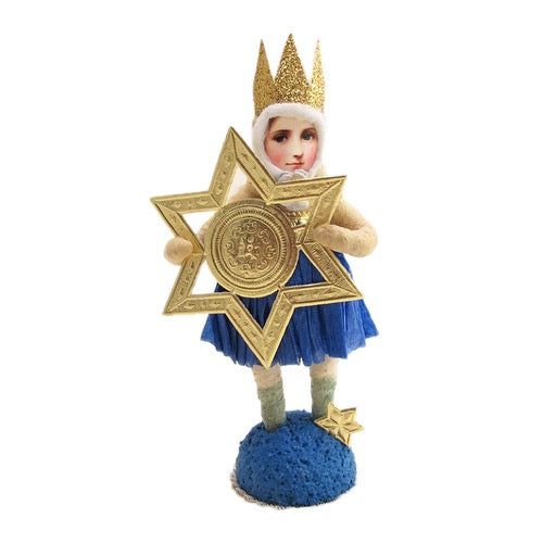 Vintage By Crystal · Star of David Hanukkah Girl Figure