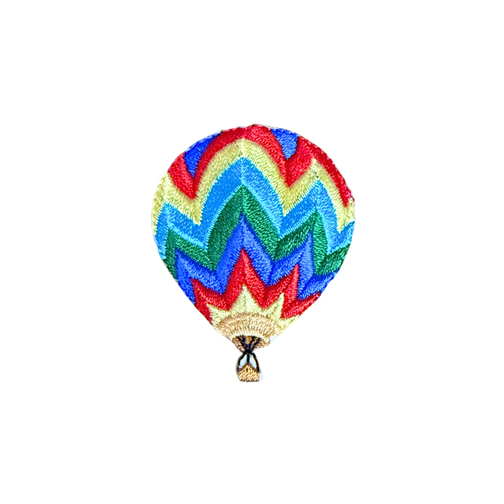 Hot Air Balloon Embroidered Patch