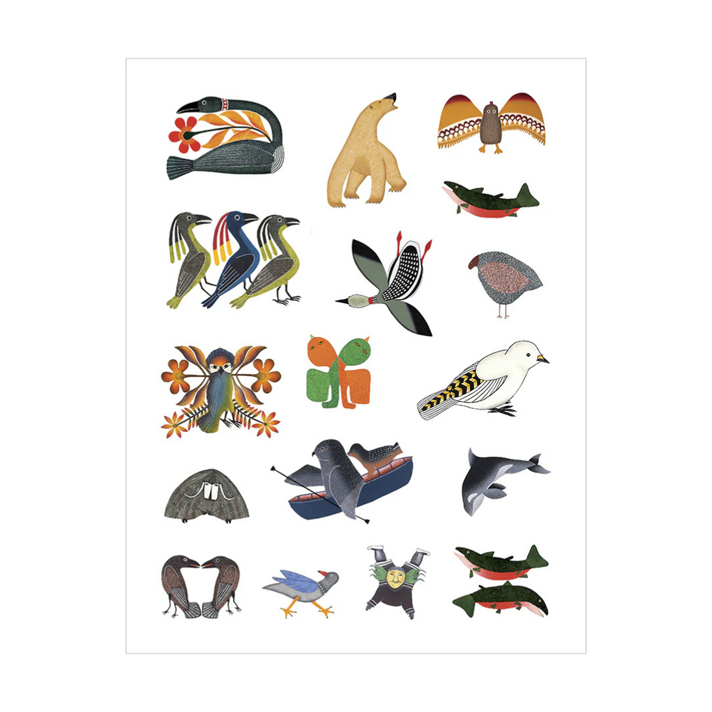 Inuit Art Sticker Book