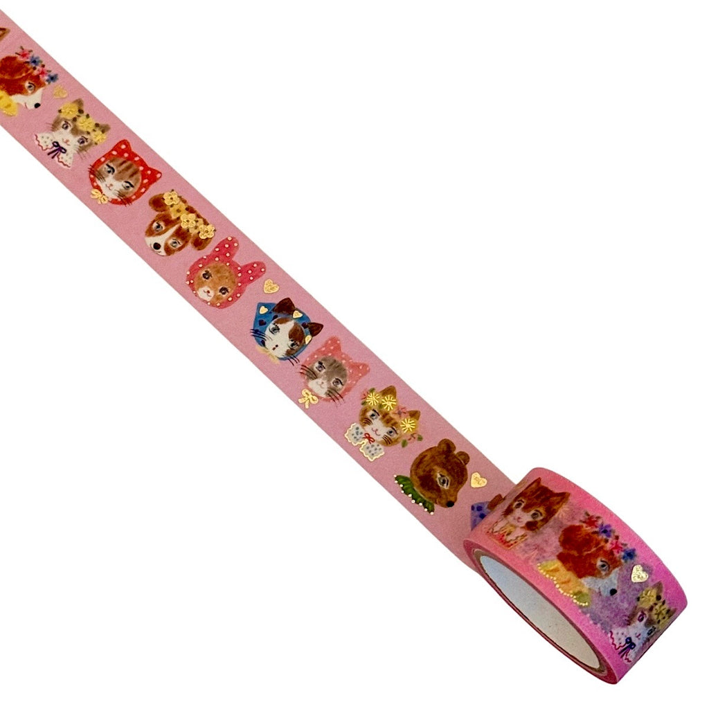 Japanese Masking Tape · Aiko Fukawa Niko Niko in Gold Foil