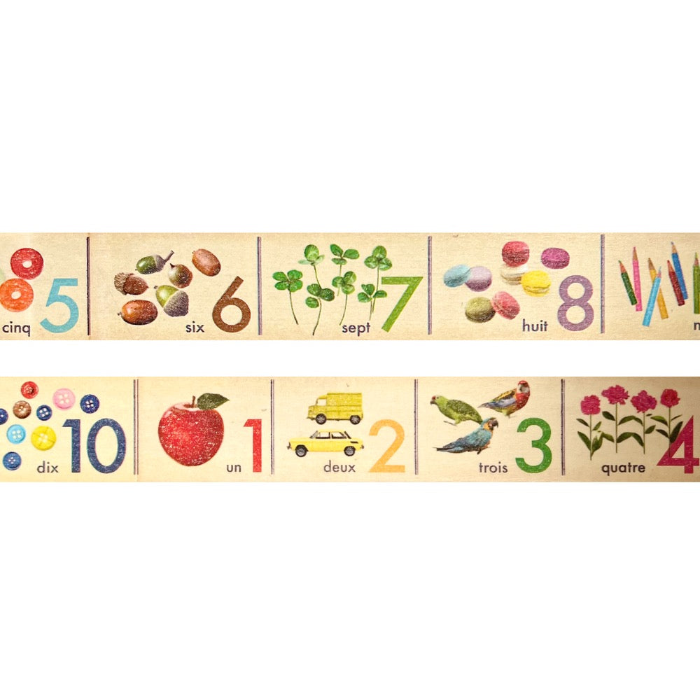 Japanese Masking Tape · Numbers Illustrated