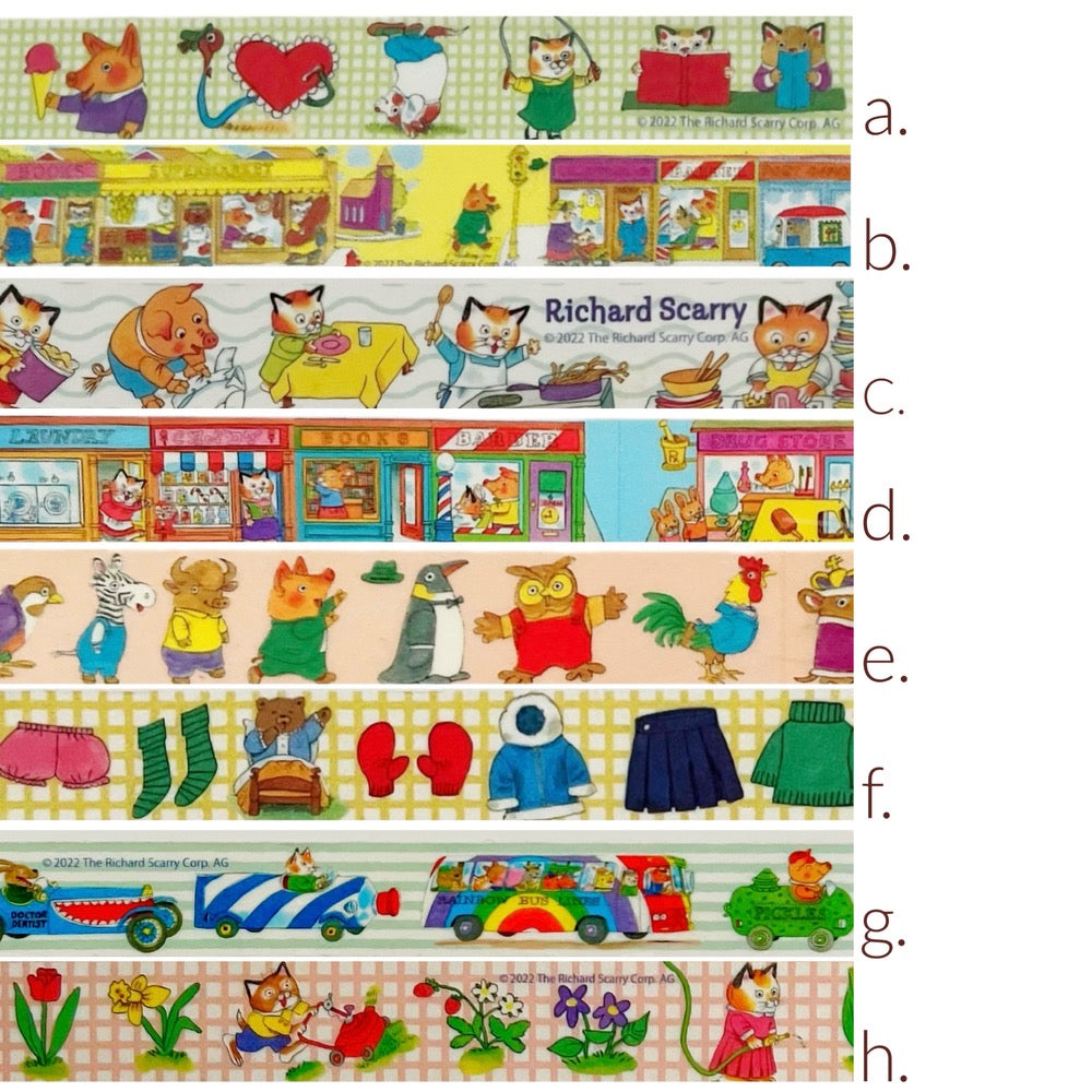 Japanese Masking Tape · Richard Scarry *Limited Edition