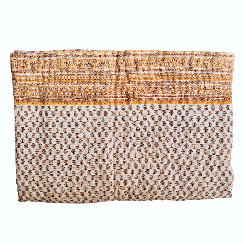 Jeanette Farrier Kantha Blanket · Sunset